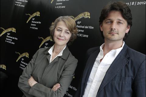 Charlotte Rampling with her son and I, Anna director Barnaby Southcombe
